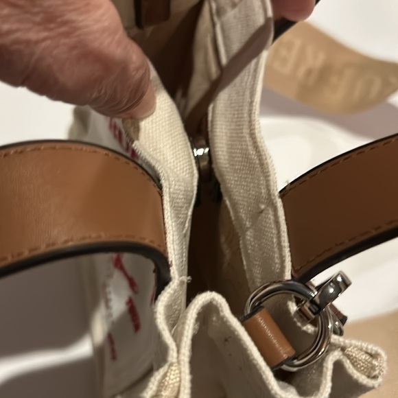 True Religion Canvas Mini Logo Crossbody Tote Bag - Picture 8 of 10